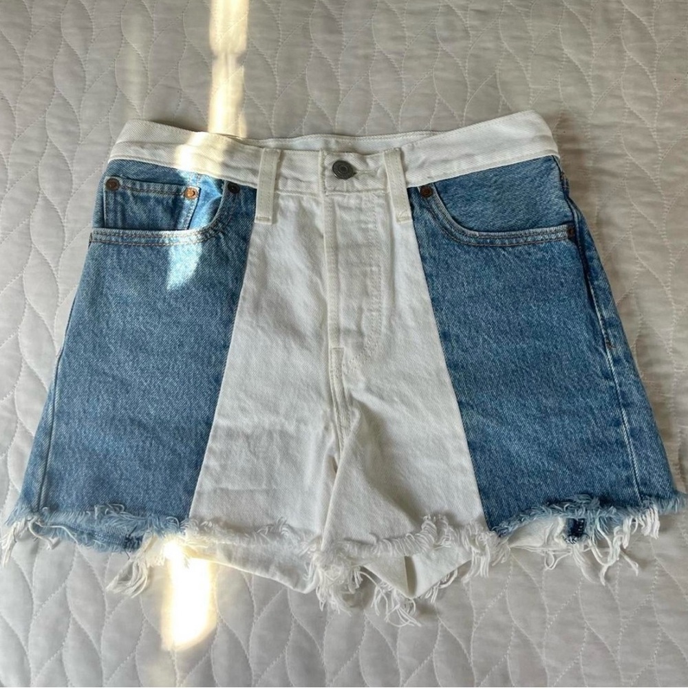 Levi’s Premium Two-Tone Denim Shorts